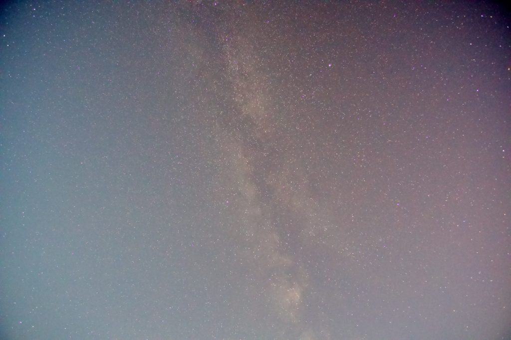 Astrofotografie um 23 Uhr - die Milchstraße im Ost-Allgäu