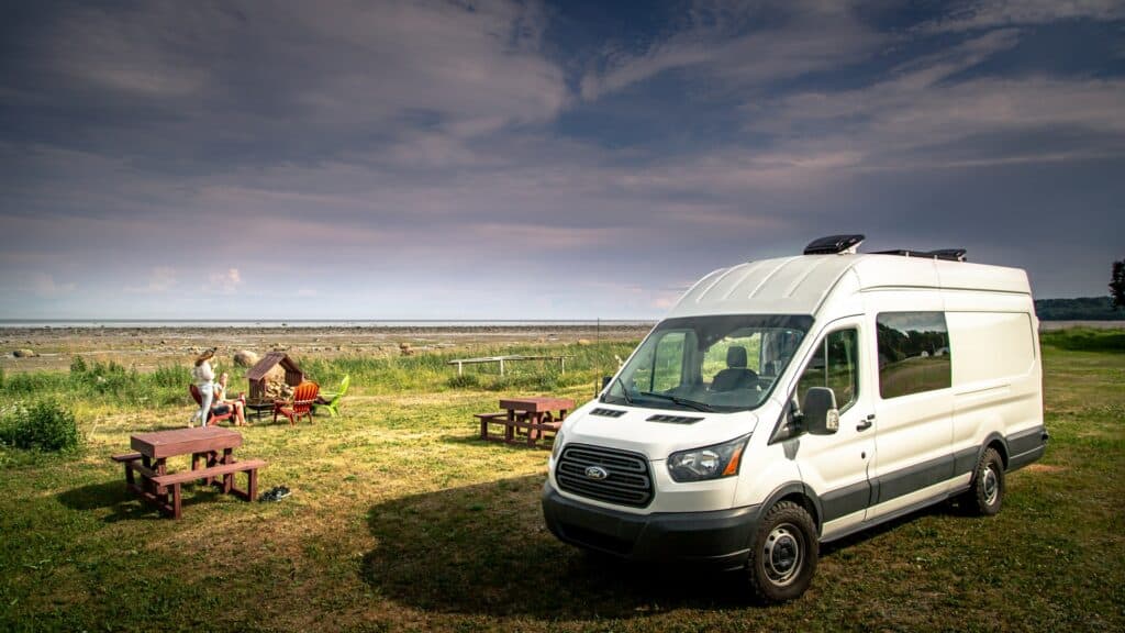 VanLife Ford Transit Camping