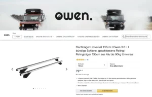 Dachzelte & passende Dachträger im Amazon Store von owen