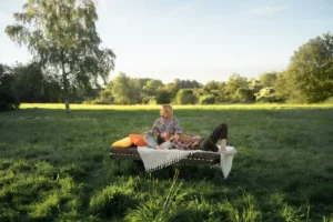 Campingbett Schlofe Outdoor freistehend als Campingmodul zum Schlafen